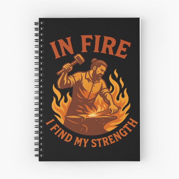 Item preview, Blacksmith Motto In Fire I Find Strength Design designed and sold by Virelo.