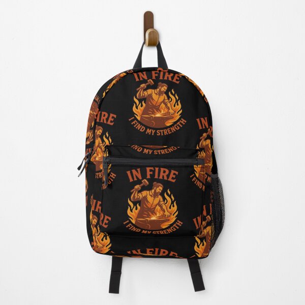 Item preview, Blacksmith Motto In Fire I Find Strength Design designed and sold by Virelo.