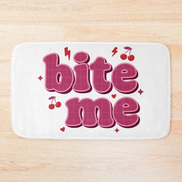Item preview, Bite Me – Sassy Cherry Pop Quote designed and sold by tviyluv.