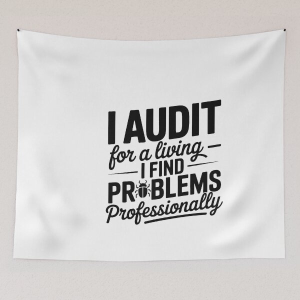 Item preview, I Audit For A Living designed and sold by TeesYouWant.
