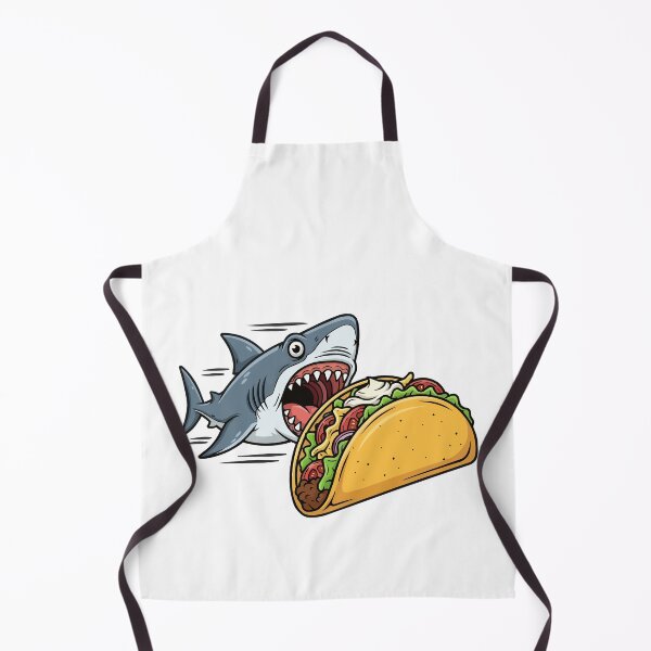 Item preview, Taco Shark Illustration – Funny Surf & Food Humor Art designed and sold by PrithviApparels.