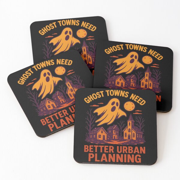 Item preview, Halloween Urban Planner Ghost Town Spooky Joke Graphic designed and sold by Virelo.