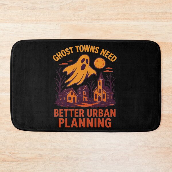 Item preview, Halloween Urban Planner Ghost Town Spooky Joke Graphic designed and sold by Virelo.