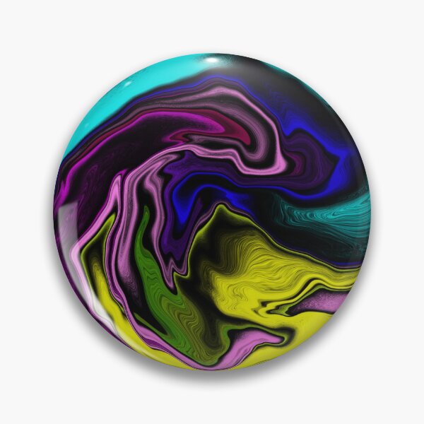Item preview, Colors Flow abstract pattern black yellow pink blue designed and sold by Susanna Schorr.