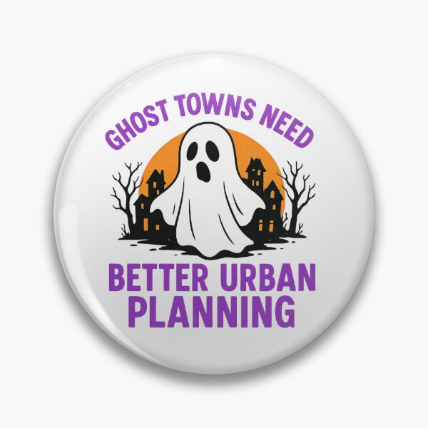 Item preview, Haunted City Design for Urban Planner Halloween Gift designed and sold by Virelo.