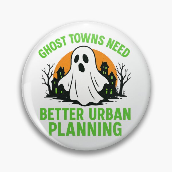 Item preview, Scary Ghost For City Planner Halloween Outfit designed and sold by Virelo.