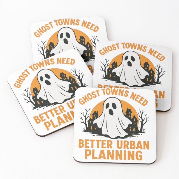 Item preview, Funny Urban Planner Ghost Town Halloween designed and sold by Virelo.