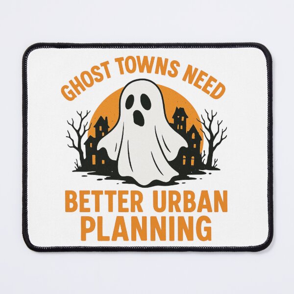 Item preview, Funny Urban Planner Ghost Town Halloween designed and sold by Virelo.