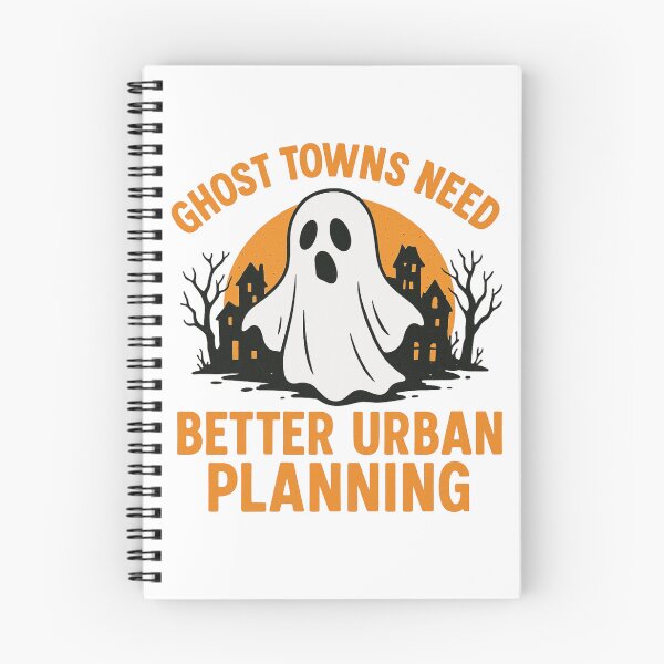 Item preview, Funny Urban Planner Ghost Town Halloween designed and sold by Virelo.