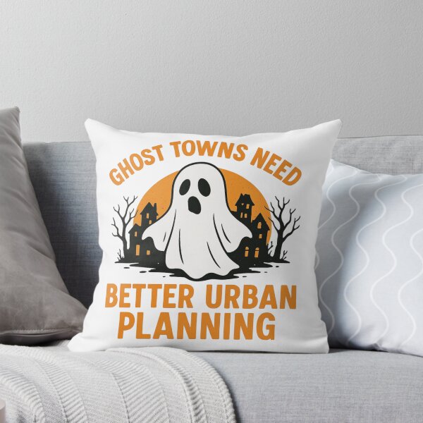 Item preview, Funny Urban Planner Ghost Town Halloween designed and sold by Virelo.