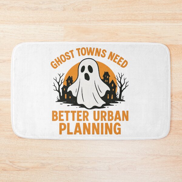 Item preview, Funny Urban Planner Ghost Town Halloween designed and sold by Virelo.