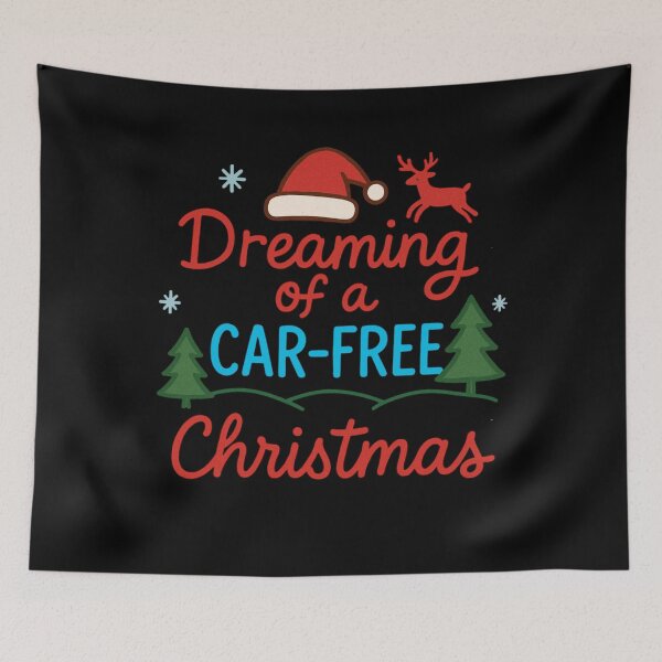 Item preview, City Planner Christmas Gift Dreaming Car Free Holidays designed and sold by Virelo.