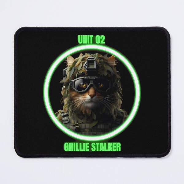 Item preview, Ghillie Suit Moss Cat - Forest Phantom designed and sold by CyberPawArt.