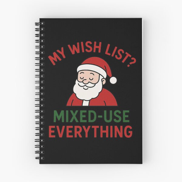 Item preview, Funny Christmas Santa Urban Planner Wish List designed and sold by Virelo.