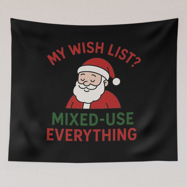 Item preview, Funny Christmas Santa Urban Planner Wish List designed and sold by Virelo.