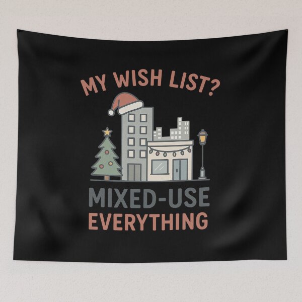 Item preview, Funny Christmas Urban Planner Mixed Use Design designed and sold by Virelo.