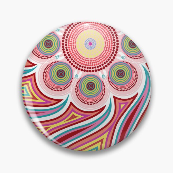 Item preview, Aboriginal Urban Meeting Places Color Pastel designed and sold by AboriginalartVI.
