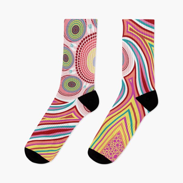 Item preview, Aboriginal Urban Meeting Places Color Pastel designed and sold by AboriginalartVI.