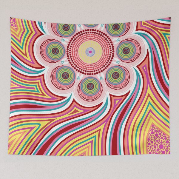 Item preview, Aboriginal Urban Meeting Places Color Pastel designed and sold by AboriginalartVI.