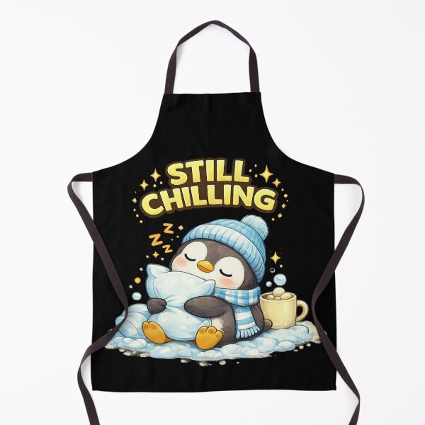 Item preview, Still Chilling Cute Penguin Cozy designed and sold by Papier Atelier Art.