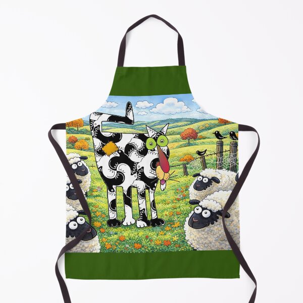 Item preview, Cat Disguised as a Sheep in a Meadow designed and sold by cuprum.