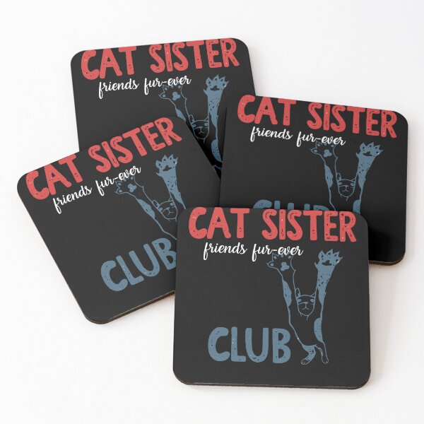 Item preview, Cat Sister Club  Cute Friends Fur-ever Spotted Kitty Design designed and sold by Evaevonechi.