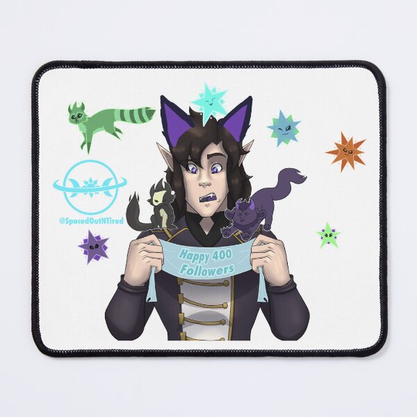 Item preview, thank you for 400 on Twitch designed and sold by SpacedOutShop.