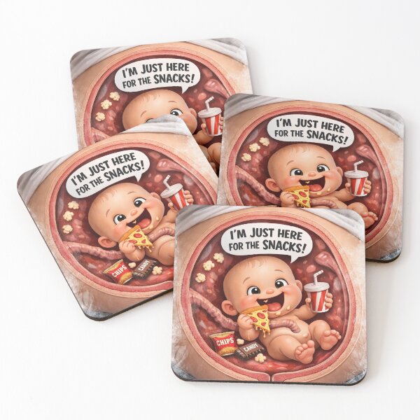 Item preview, Funny baby in stomach quote designed and sold by 4Creative Media.