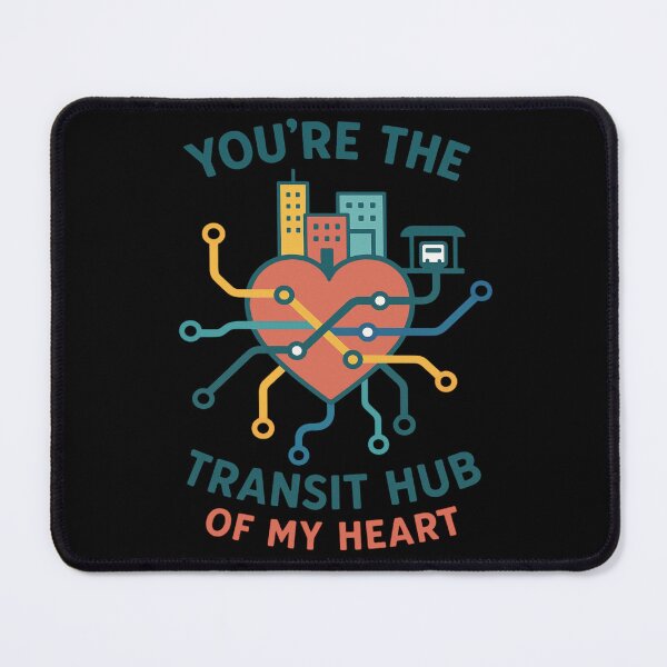 Item preview, Valentine Urban Planner Transit Heart Funny Gift designed and sold by Virelo.