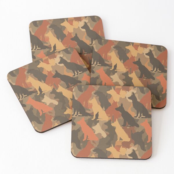 Item preview, Beautiful Woodland Dog Camo Pattern  - Gifts For Boyfriend designed and sold by RoyalStarsPatts.