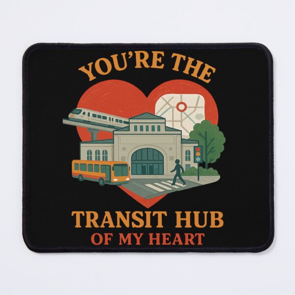 Item preview, Valentine Urban Planner Transit Hub Love Design designed and sold by Virelo.