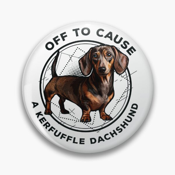 Item preview, Off to Cause A Kerfuffle Dachshund Mom Dog Mom designed and sold by PolaMaku.