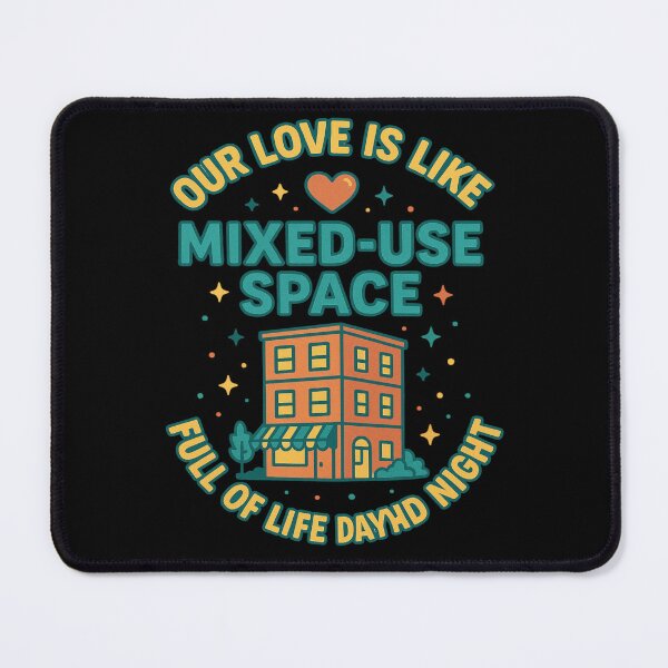 Item preview, Valentine Love Mixed Use Building Urban Planner Gift designed and sold by Virelo.