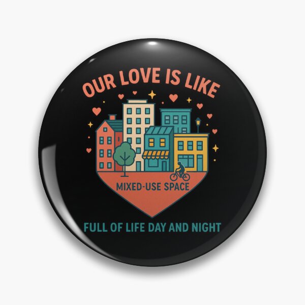 Item preview, Valentine’s Day Urban Planner Mixed Use Love Design designed and sold by Virelo.