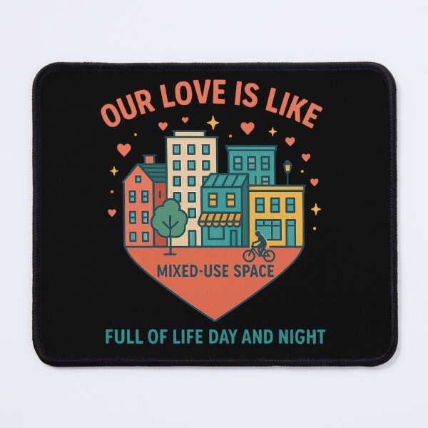 Item preview, Valentine’s Day Urban Planner Mixed Use Love Design designed and sold by Virelo.