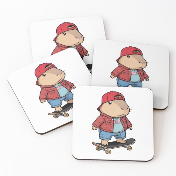 Item preview, The Skater Capybara designed and sold by Pabello16.