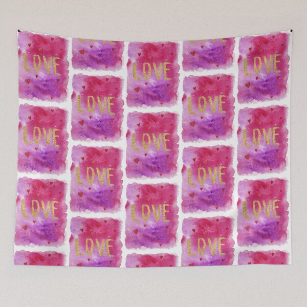 Item preview, Watercolor postcard "LOVE" designed and sold by VitSArt.