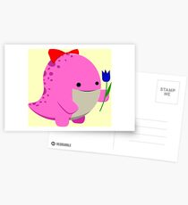Guild Wars 2- Pink Quaggan Postcards