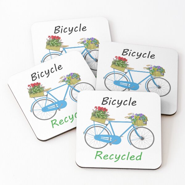 Item preview, bicycle recycled designed and sold by ChimaGraphics.