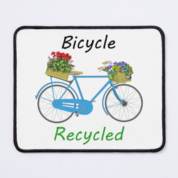 Item preview, bicycle recycled designed and sold by ChimaGraphics.