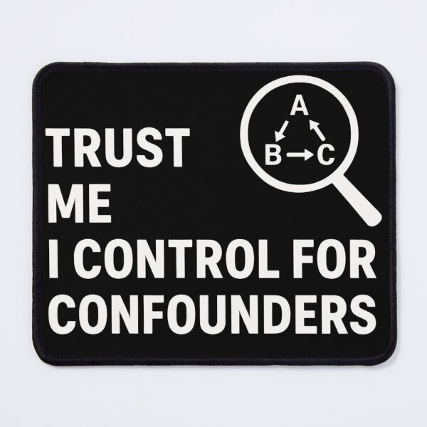 Item preview, Trust Me I Control For Confounders  designed and sold by Virelo.