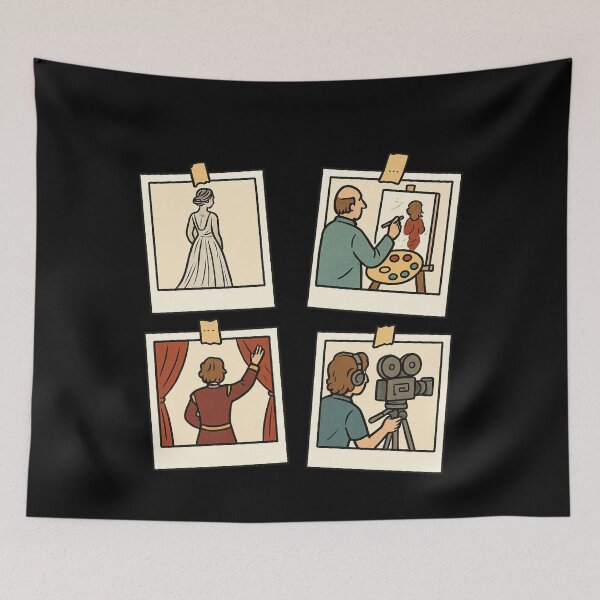 Item preview, Creative Professions Vintage Illustration Artist, Actor, Filmmaker, Designer designed and sold by Virelo.
