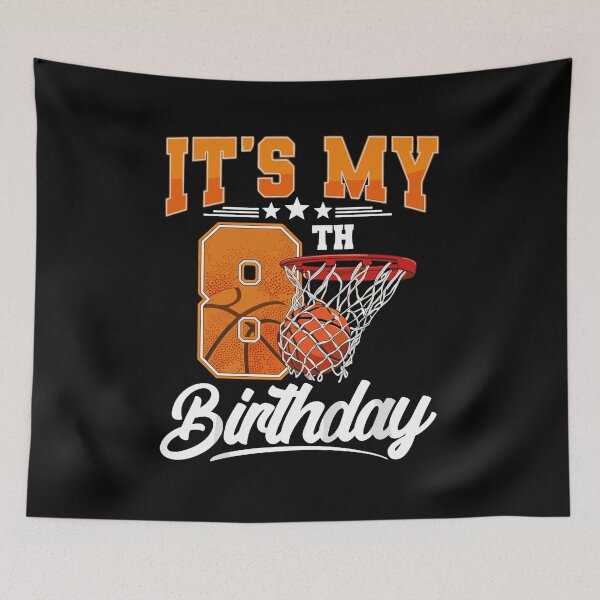 Item preview, 8th Birthday Basketball - Kids Level 8 Basketball Graphic designed and sold by Evaevonechi.