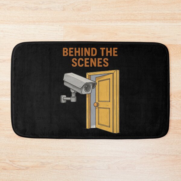 Item preview, Behind The Scenes Security Camera Cartoon Joke designed and sold by Virelo.