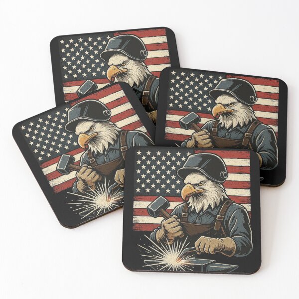 Item preview, Patriotic Blacksmith Eagle Design Gift For Patriot designed and sold by Virelo.