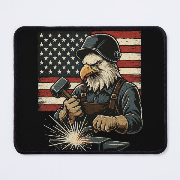 Item preview, Patriotic Blacksmith Eagle Design Gift For Patriot designed and sold by Virelo.