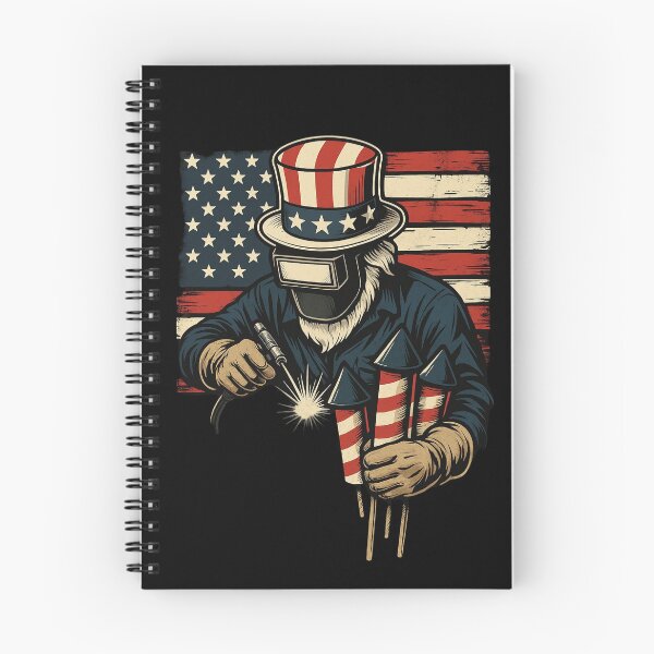 Item preview, Welding Uncle Sam Patriotic 4th of July Design designed and sold by Virelo.