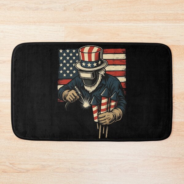 Item preview, Welding Uncle Sam Patriotic 4th of July Design designed and sold by Virelo.