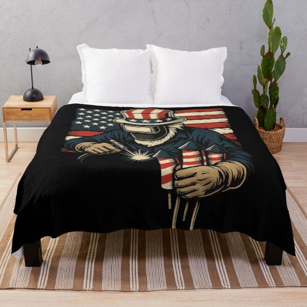 Item preview, Welding Uncle Sam Patriotic 4th of July Design designed and sold by Virelo.