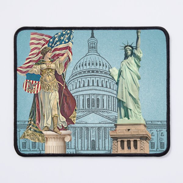 Item preview, Vintage Patriotic Art Lady Columbia - Lady LIberty 1776 - 2026 designed and sold by MugsAndDuds.
